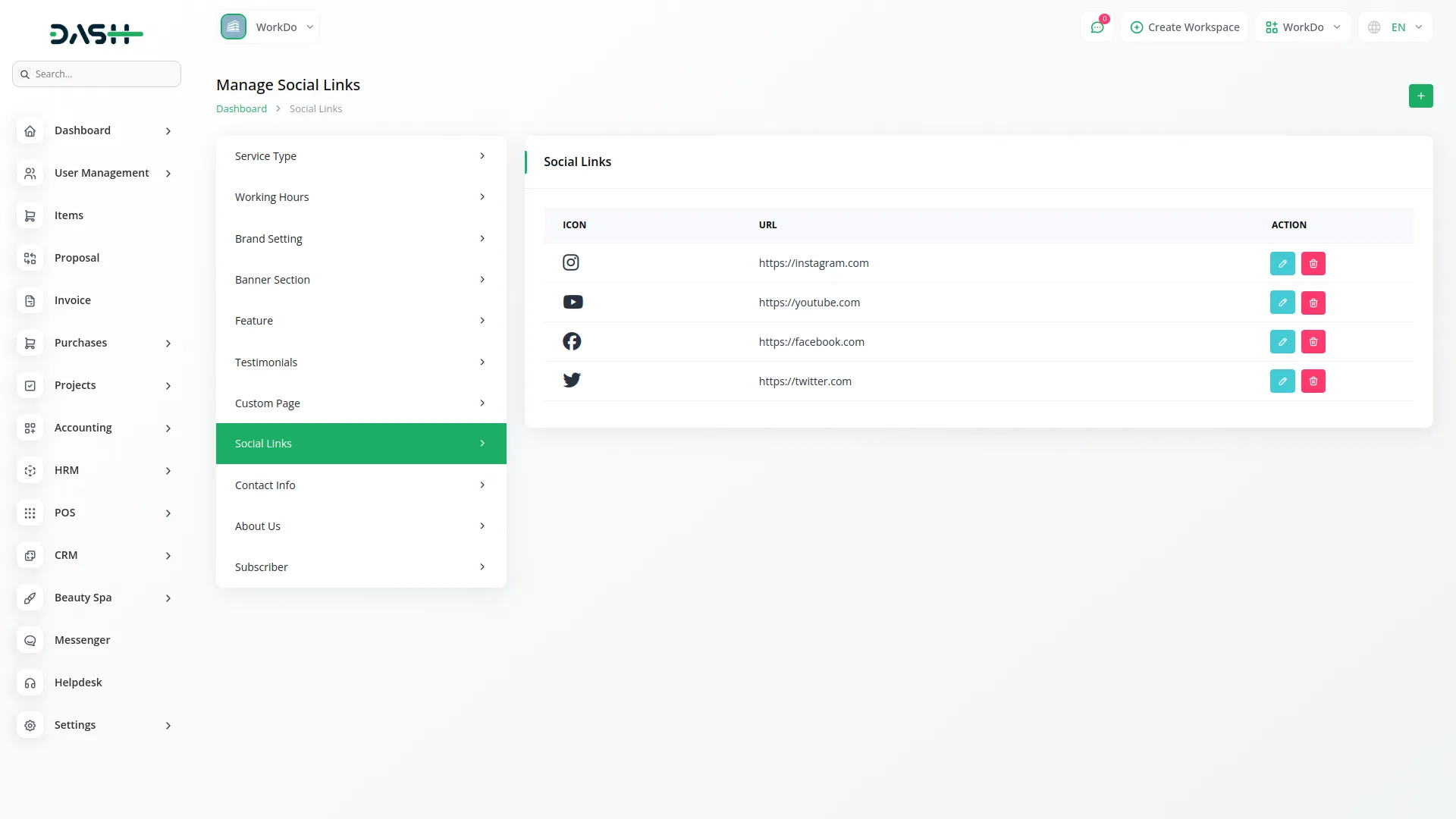 beauty spa management