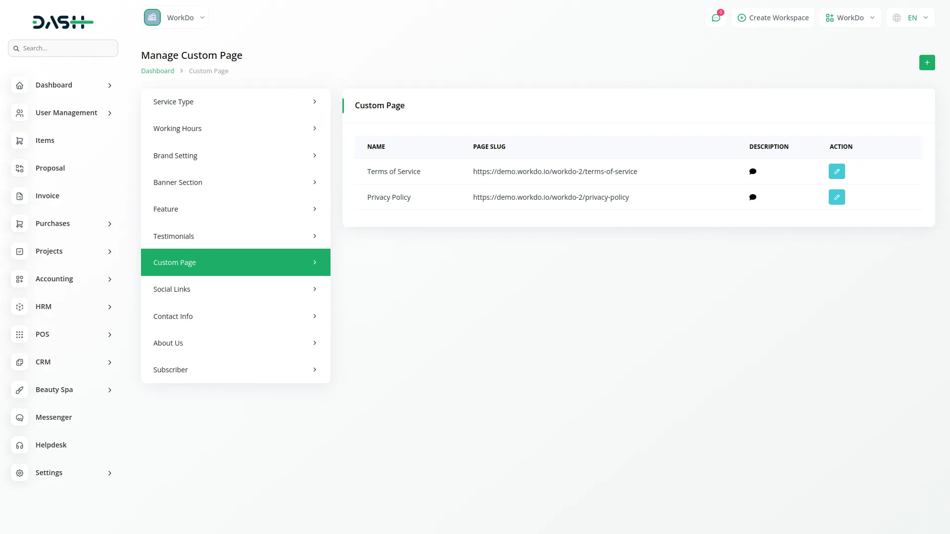 beauty spa management