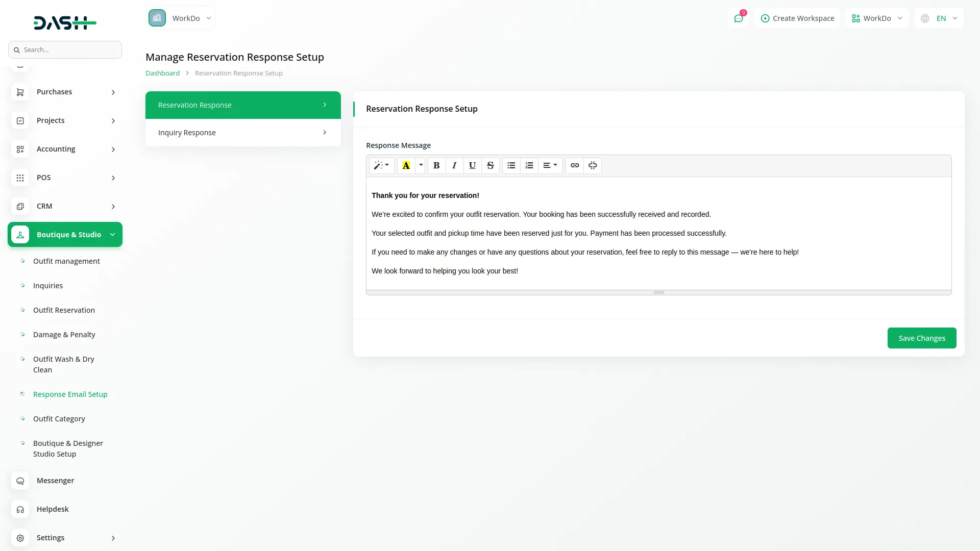 boutique and designer studio