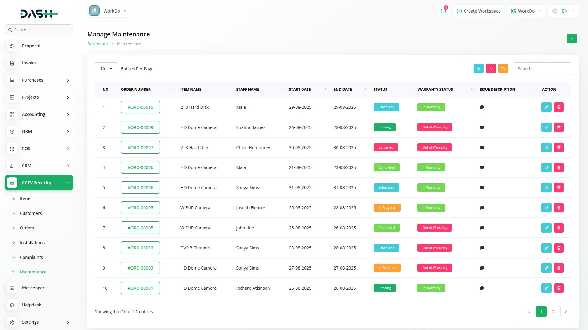 cctv & security system