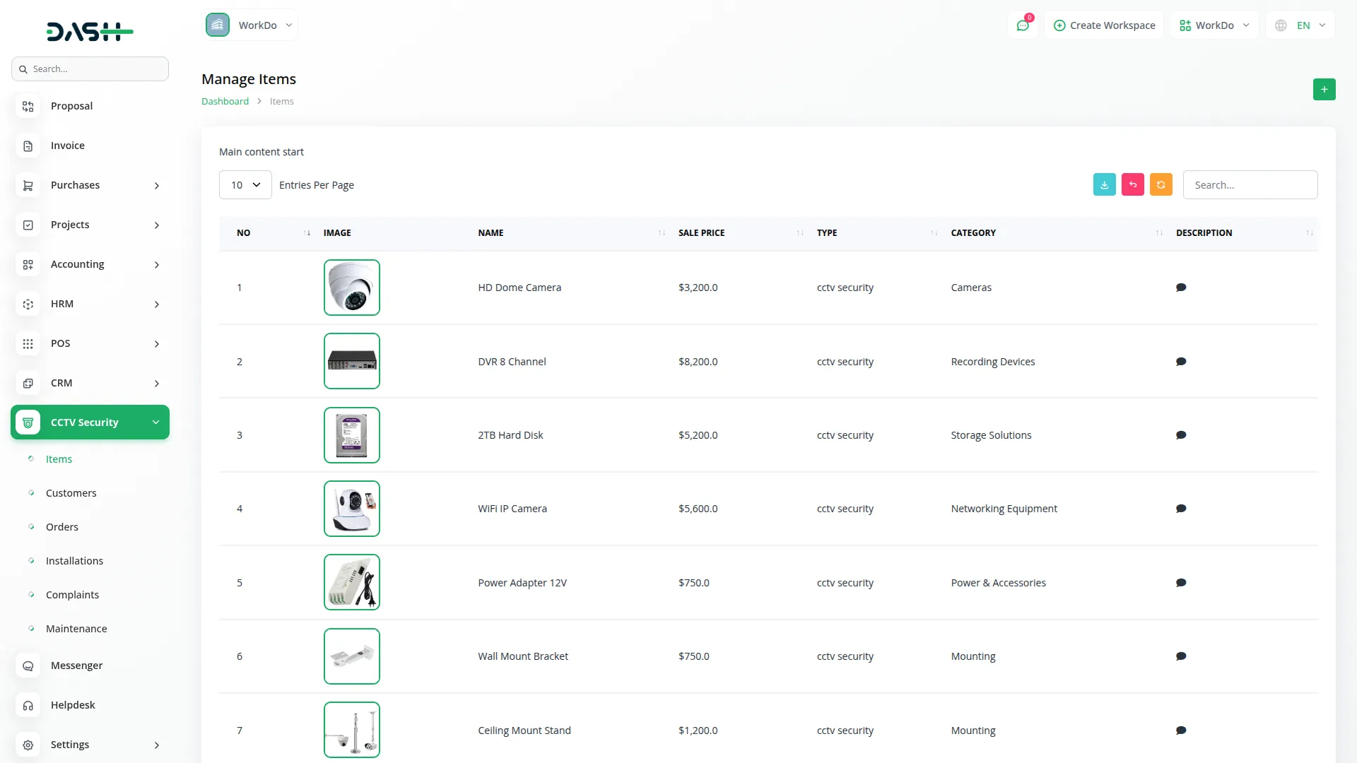 cctv & security system