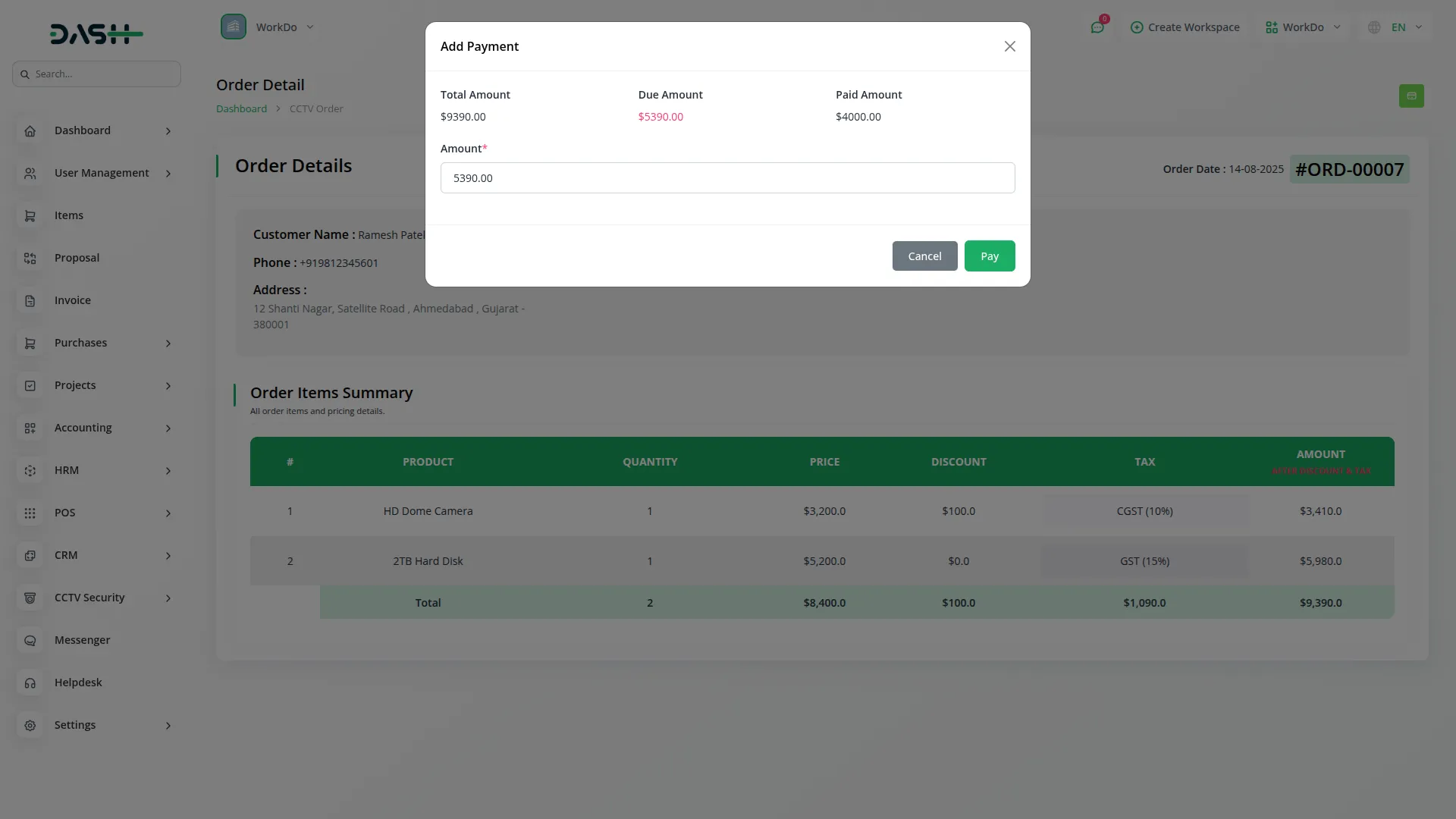 cctv & security system