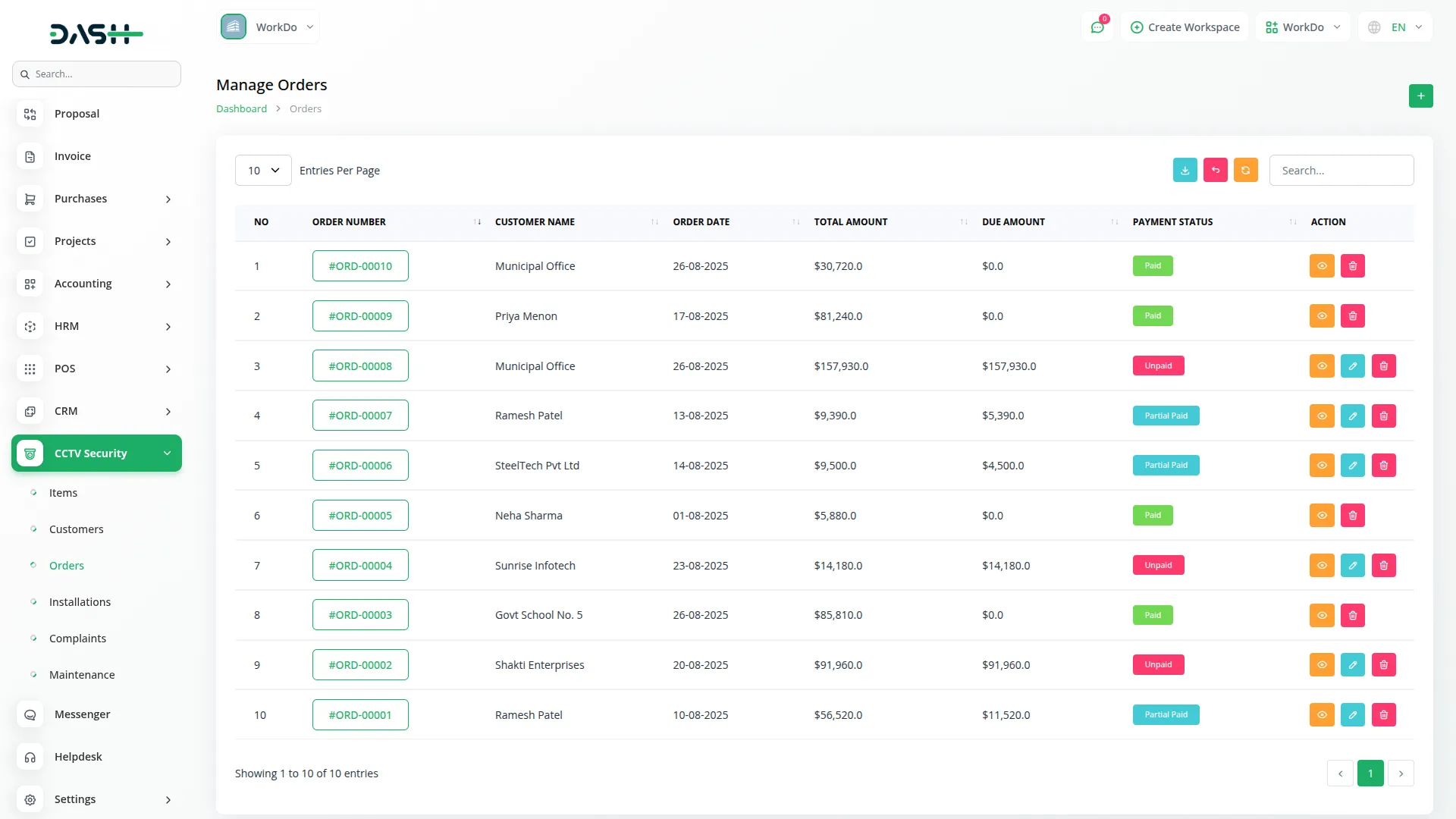 cctv & security system