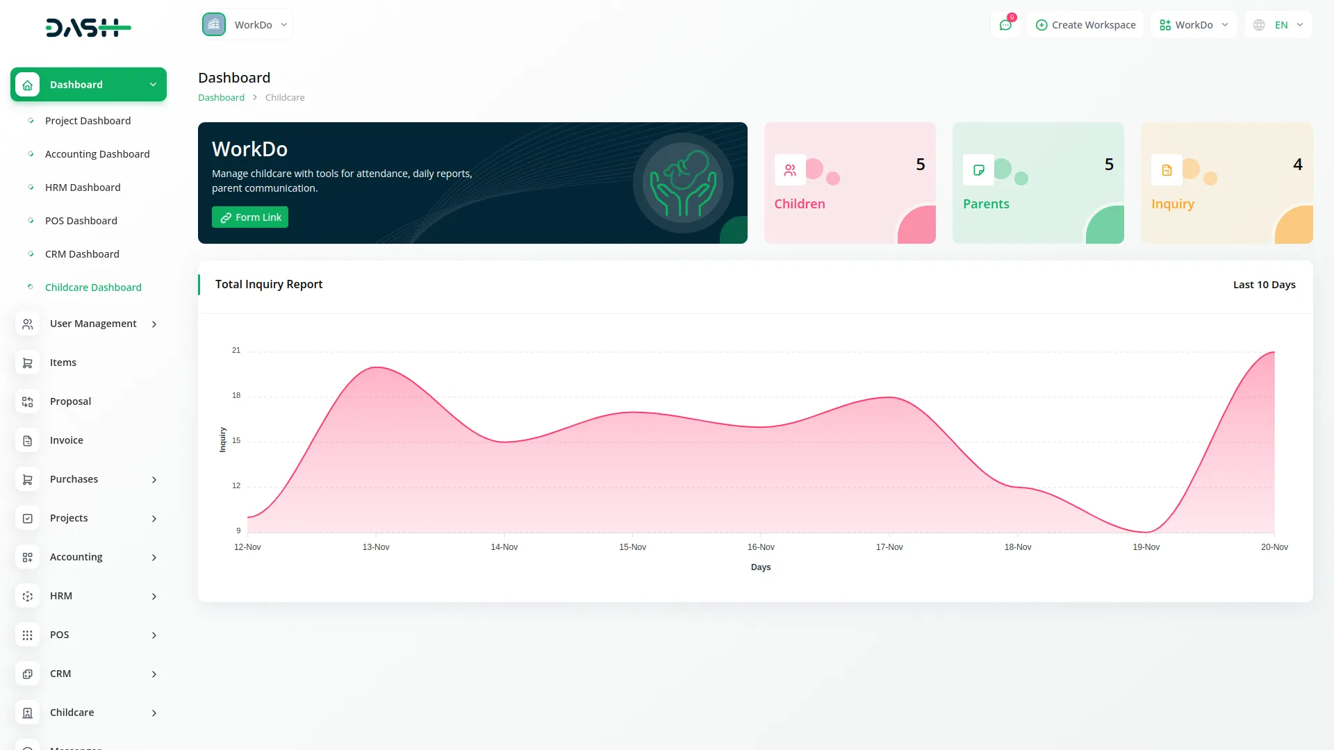 childcare management