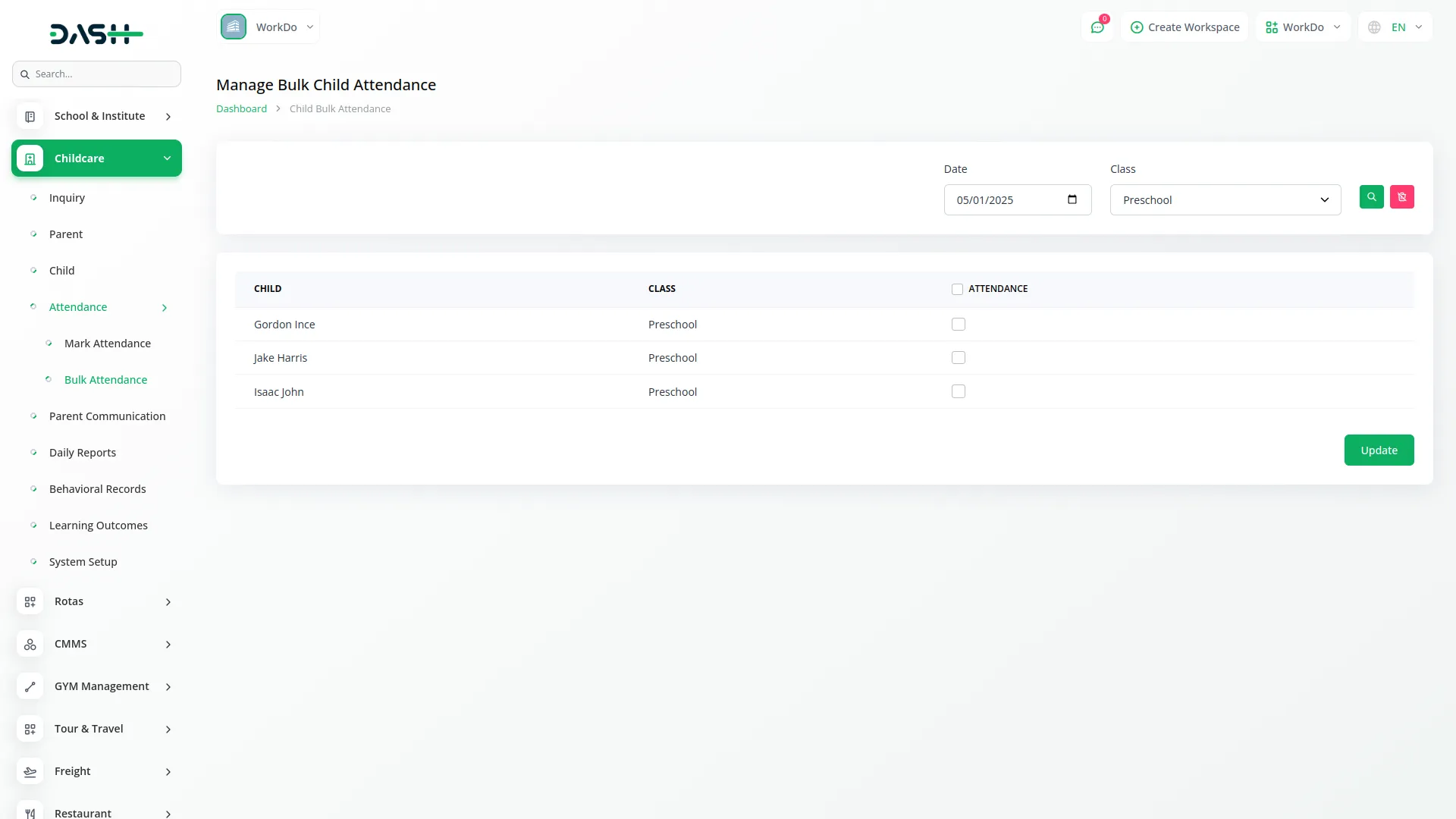 childcare management