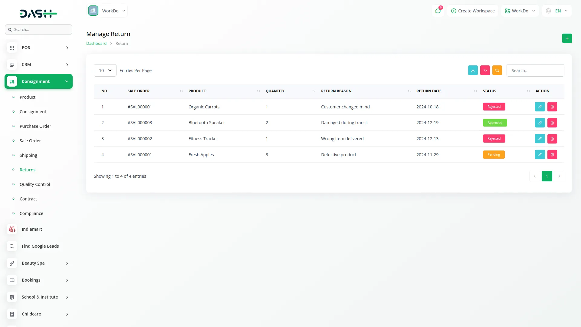 consignment management