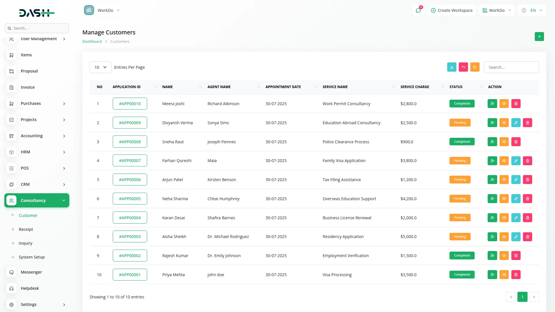 consultancy management