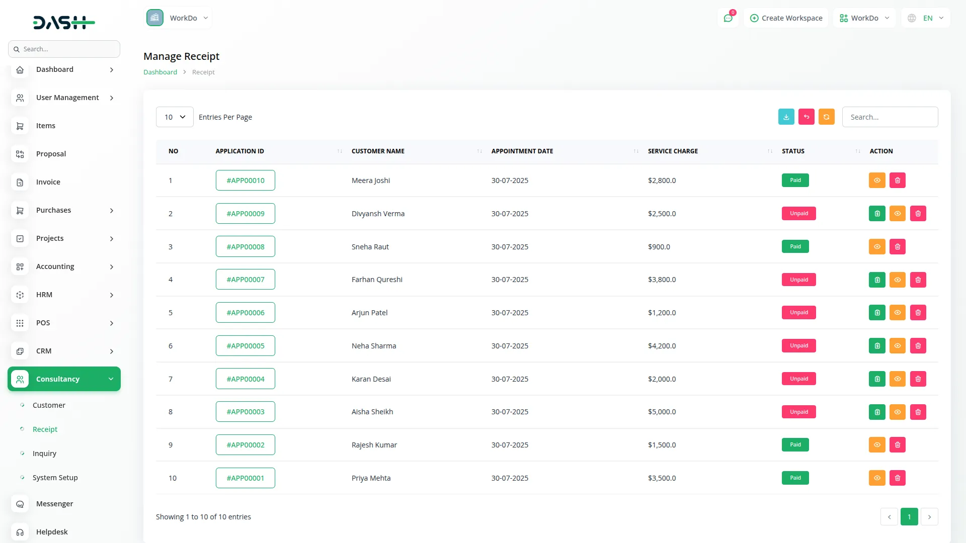 consultancy management