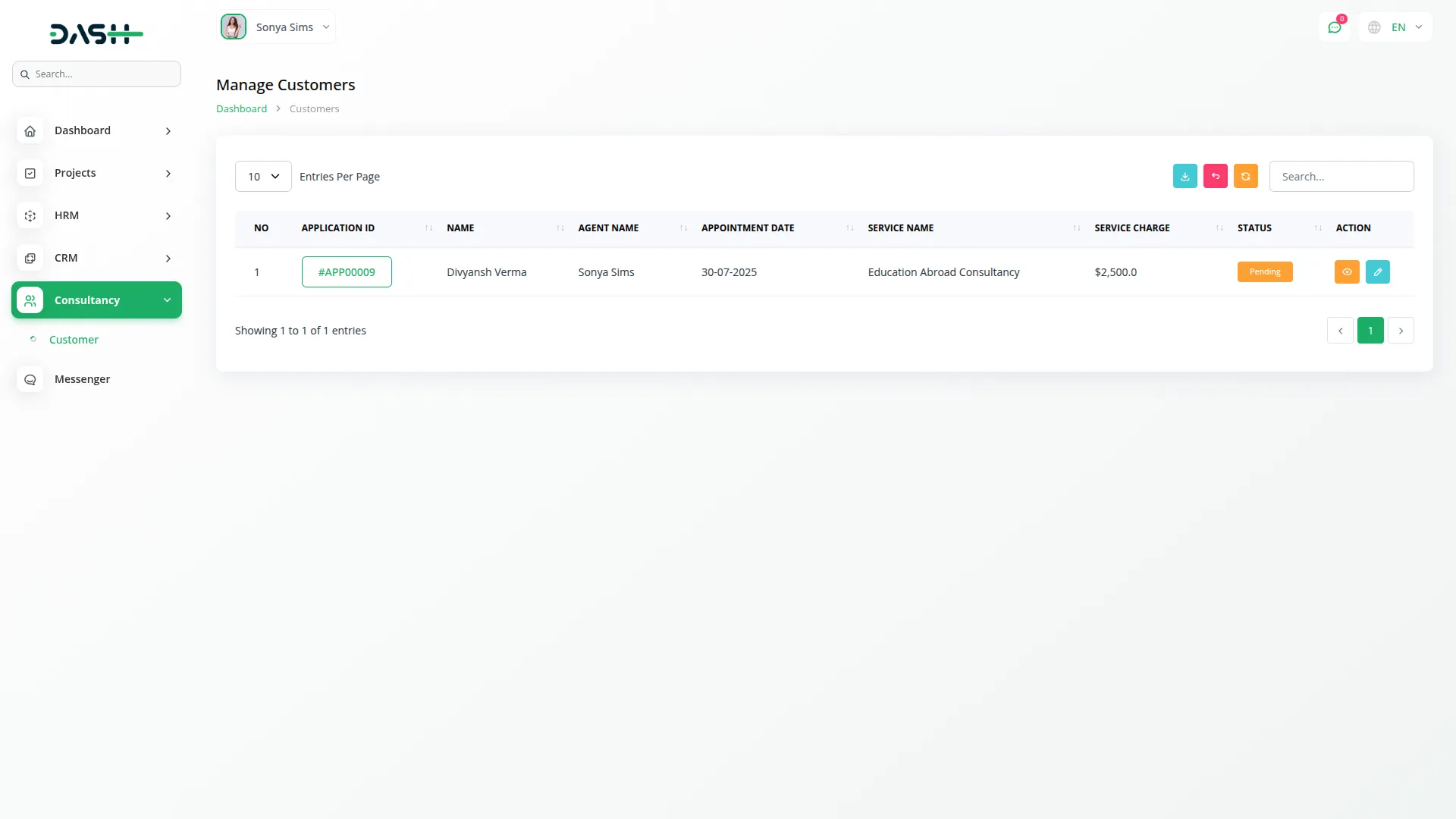 consultancy management