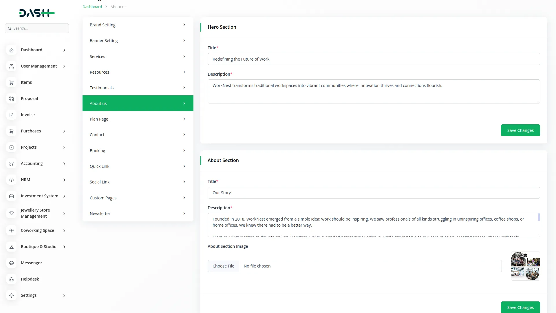 coworking space management