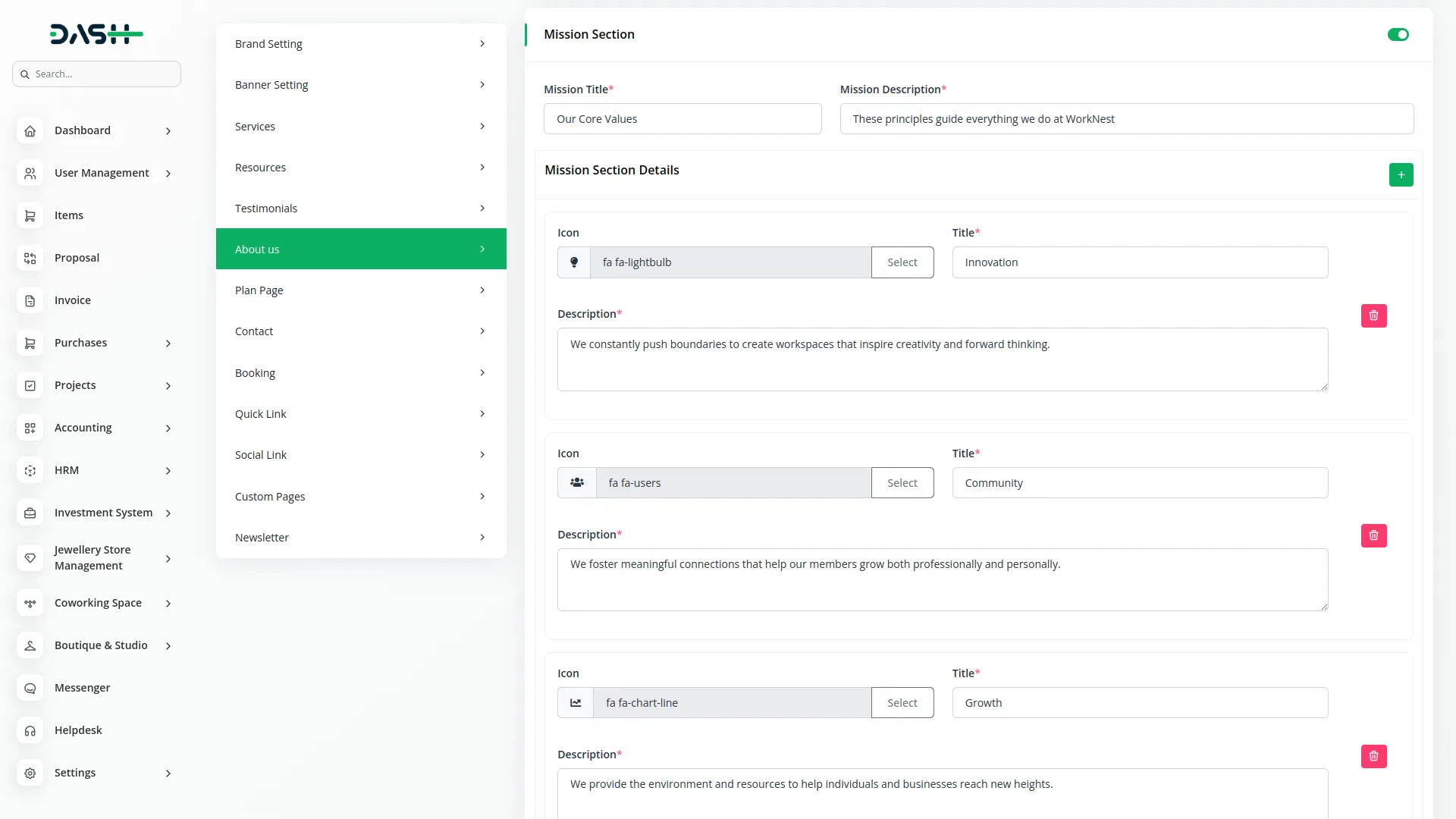 coworking space management