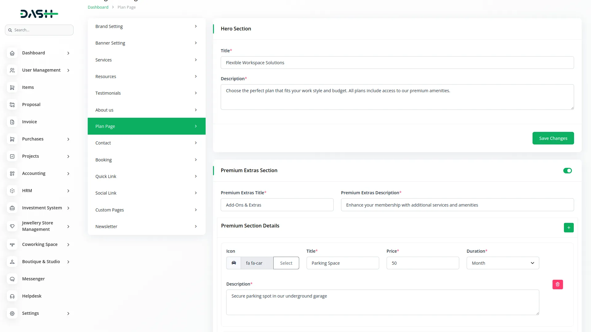 coworking space management