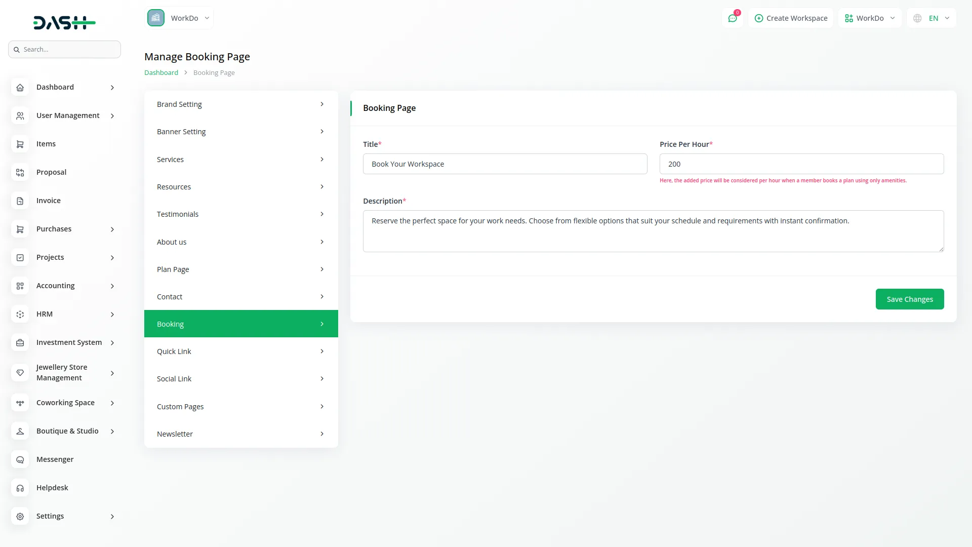 coworking space management