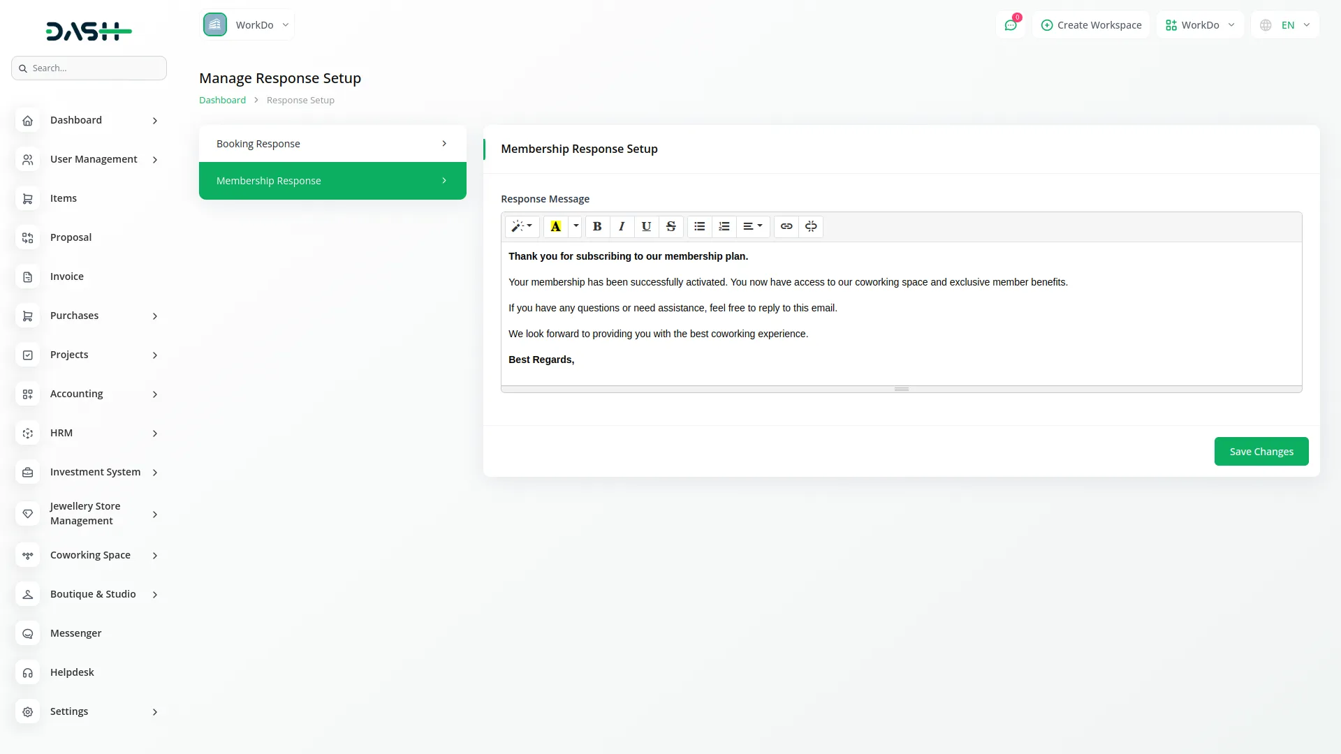 coworking space management