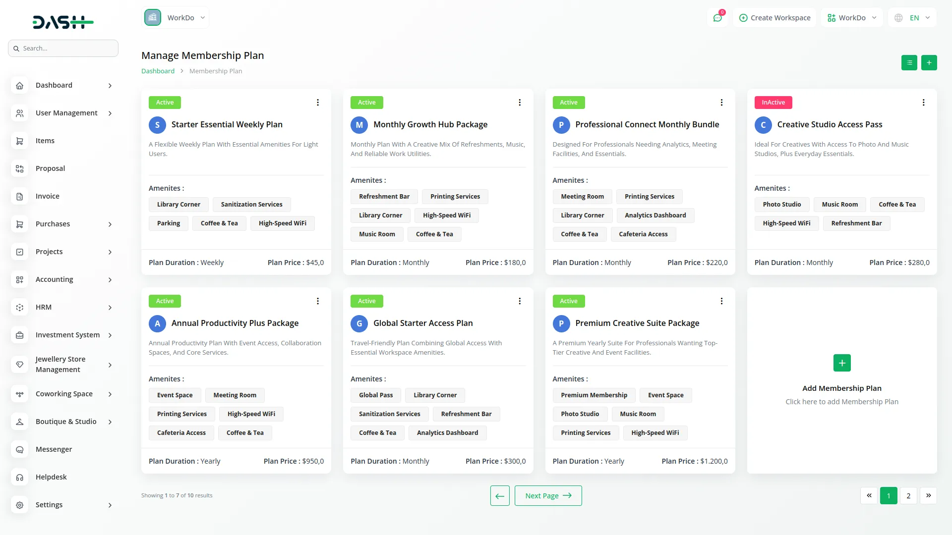 coworking space management
