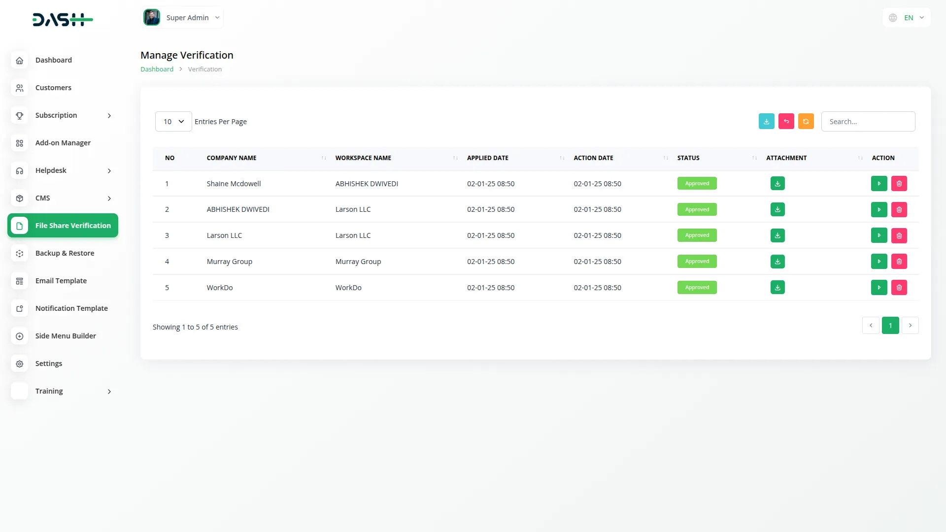 file sharing integration