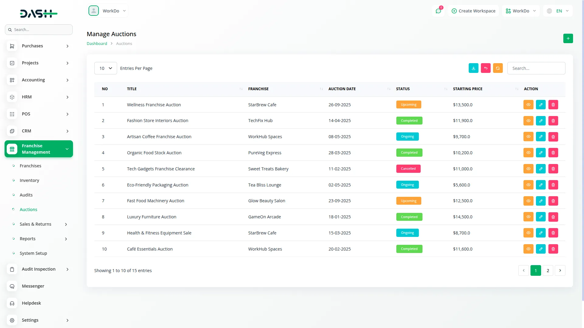 franchise management