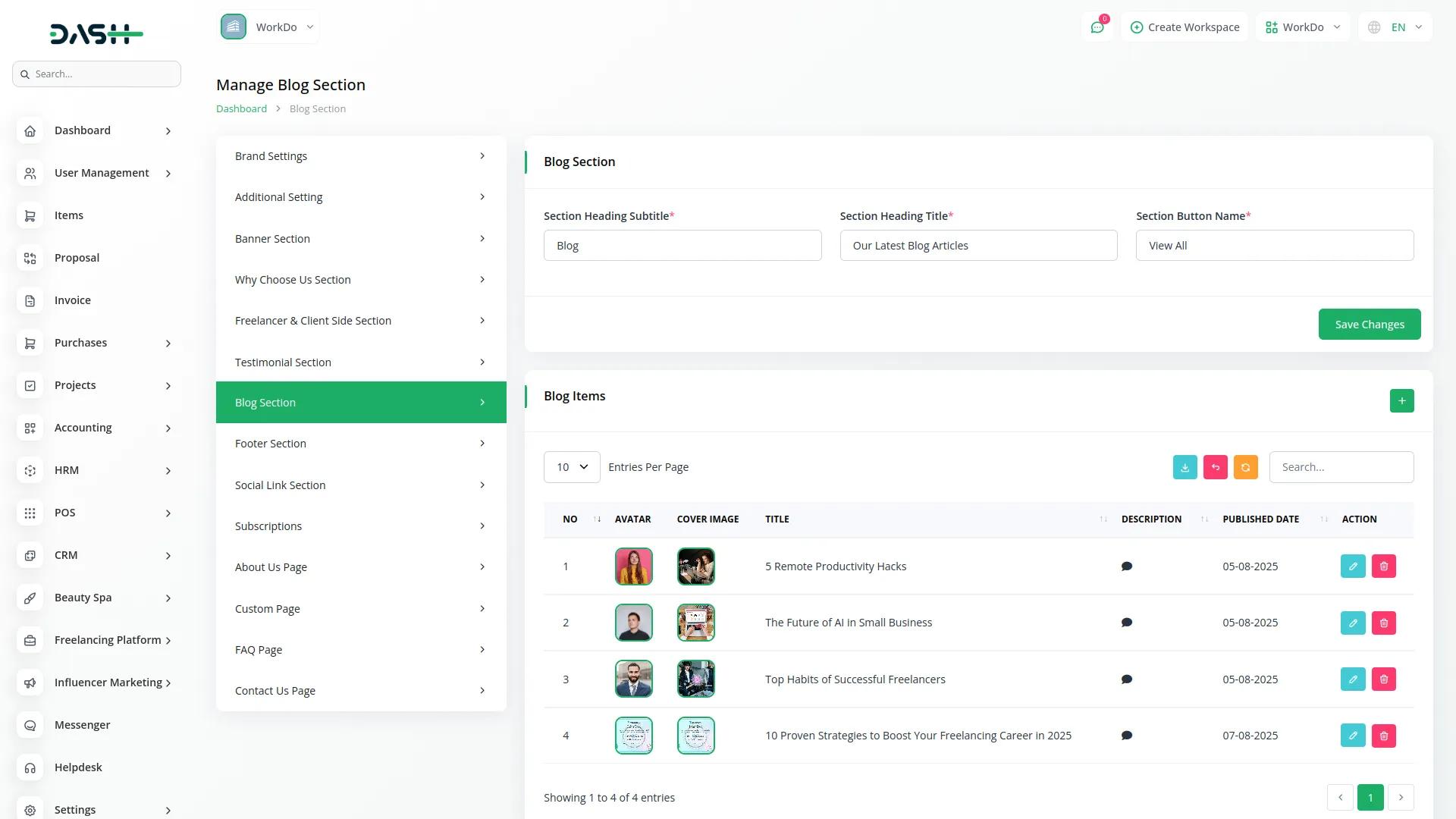 freelancing platform