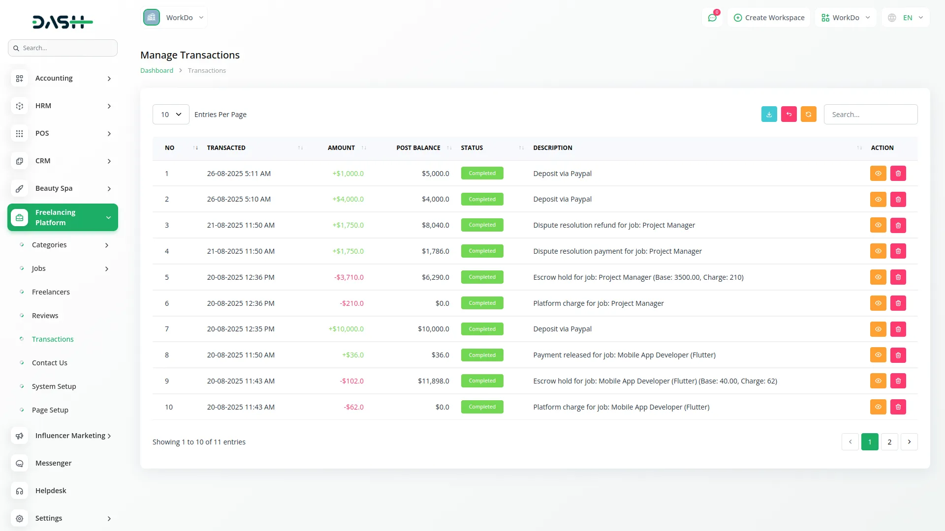 freelancing platform