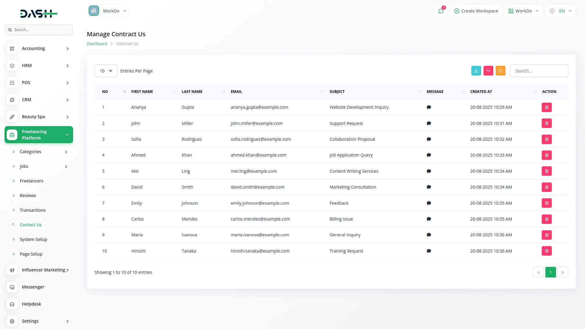 freelancing platform