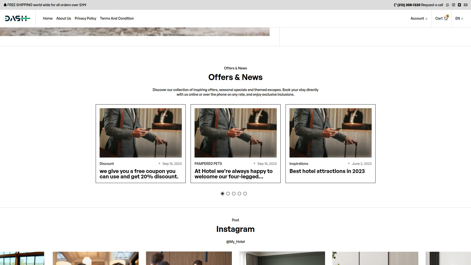 hotel & room management