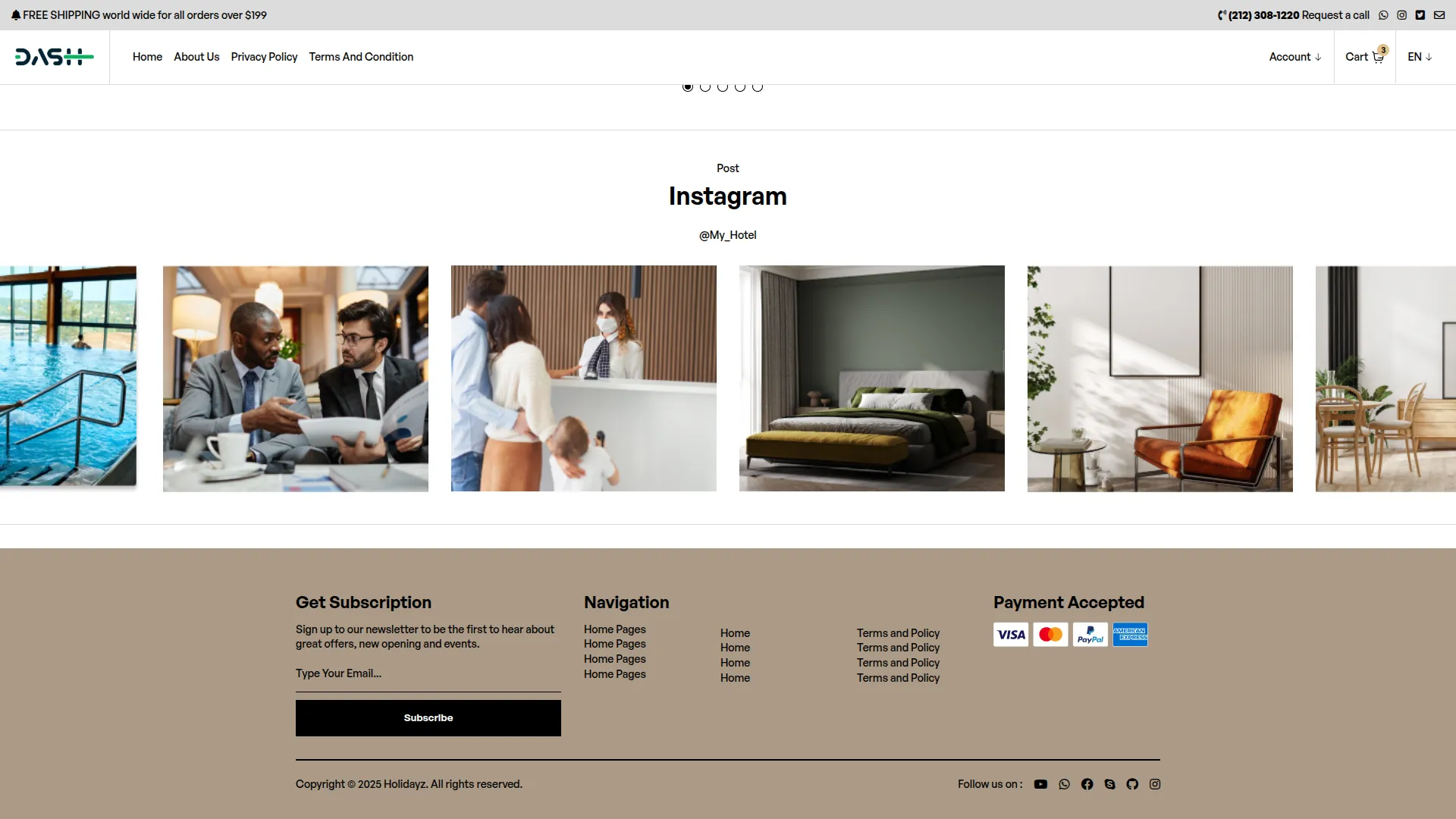 hotel & room management