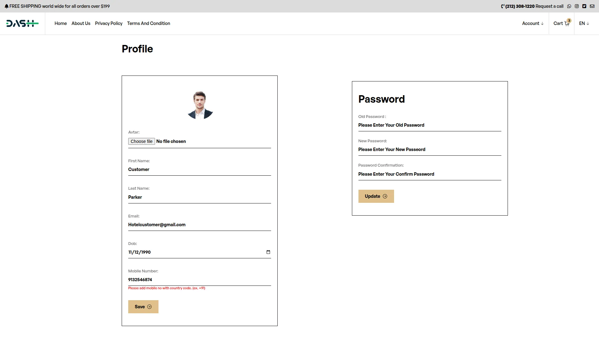 hotel & room management