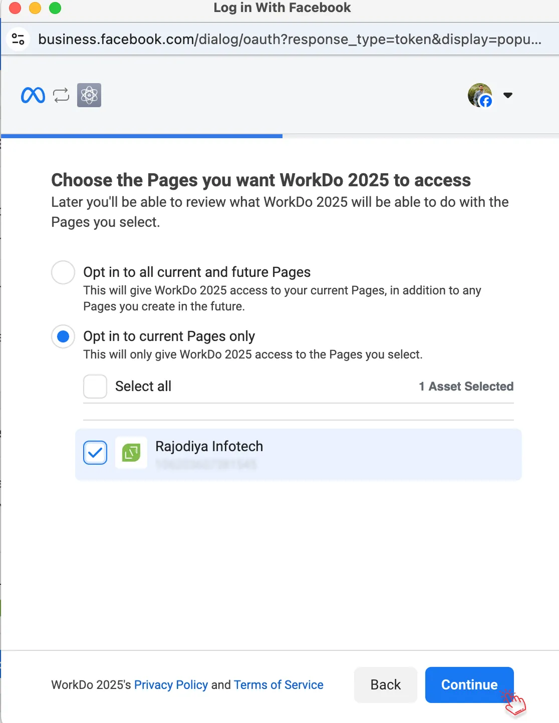instagram and facebook