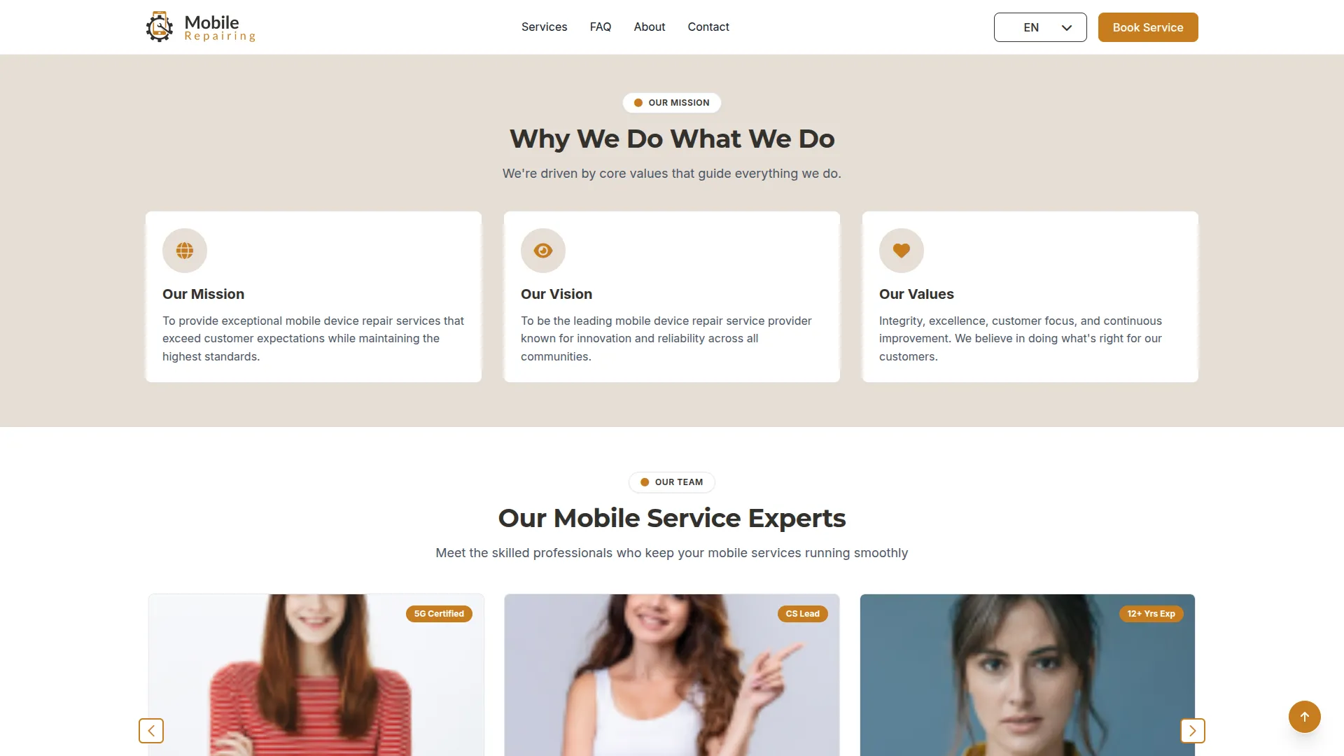 mobile service management