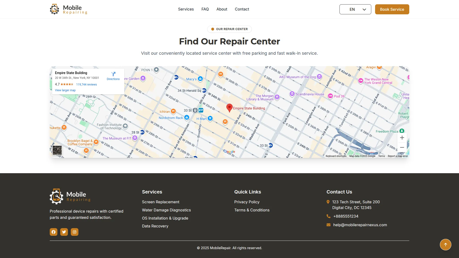 mobile service management