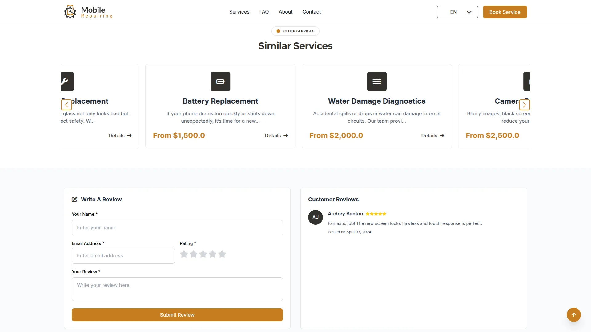 mobile service management