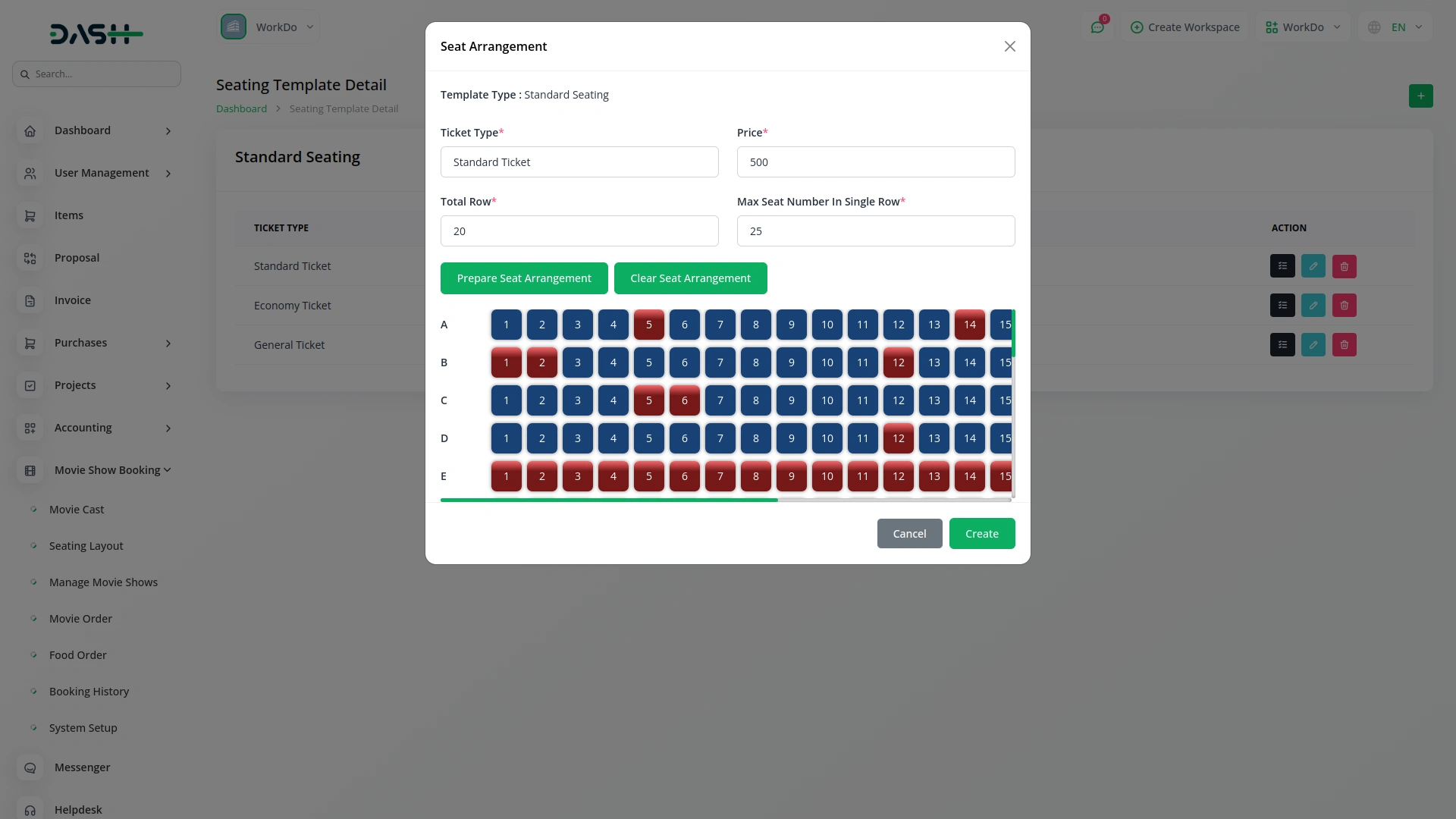 movie show booking system