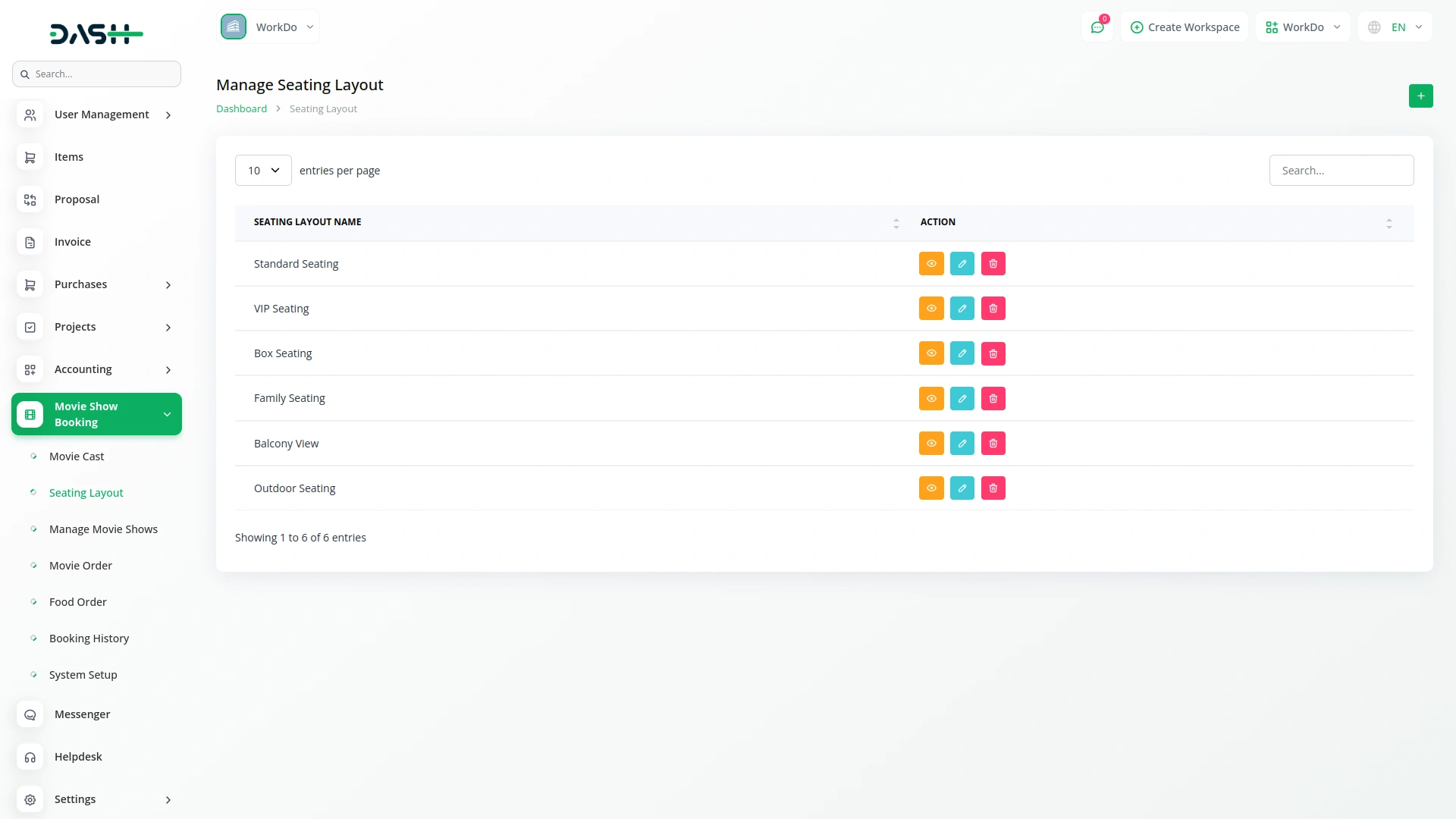 movie show booking system