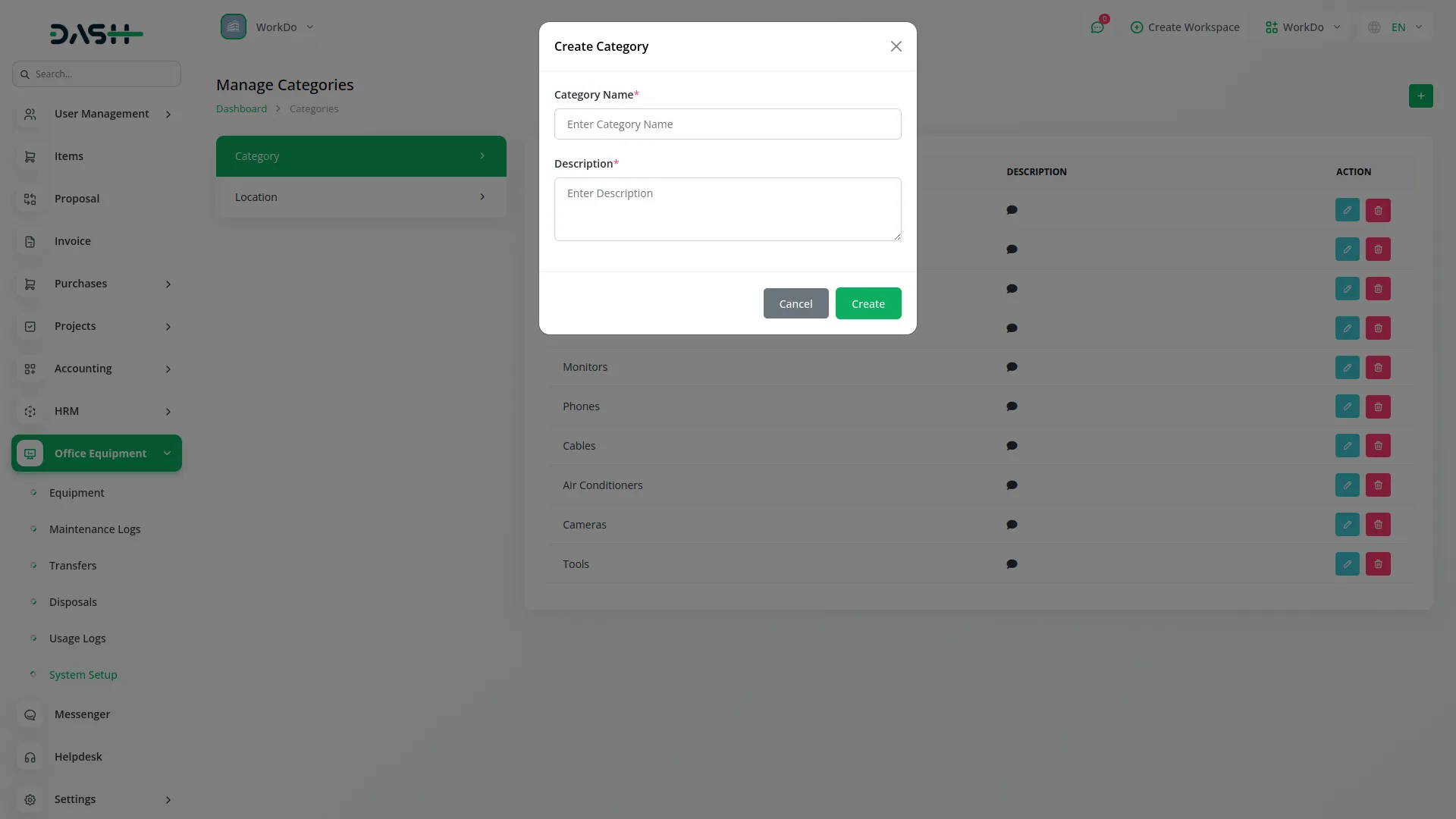 office equipment management