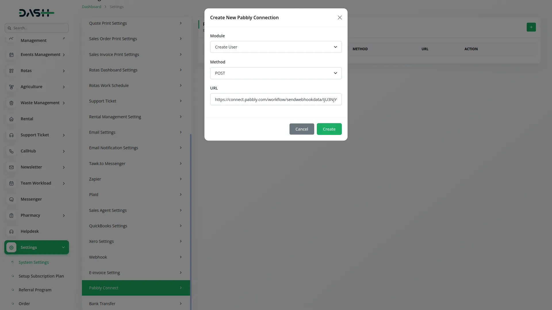 pabbly connect dash saas