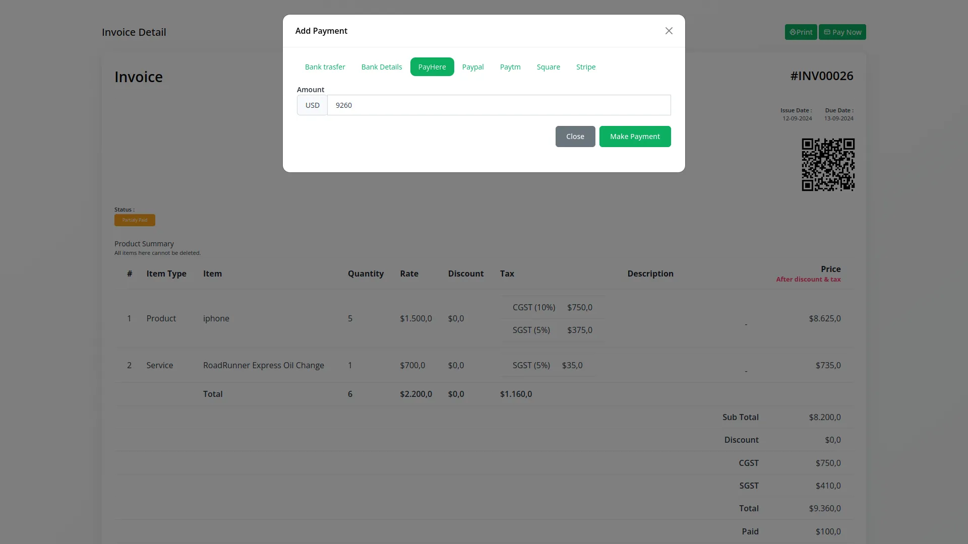 tattoo studio management dash