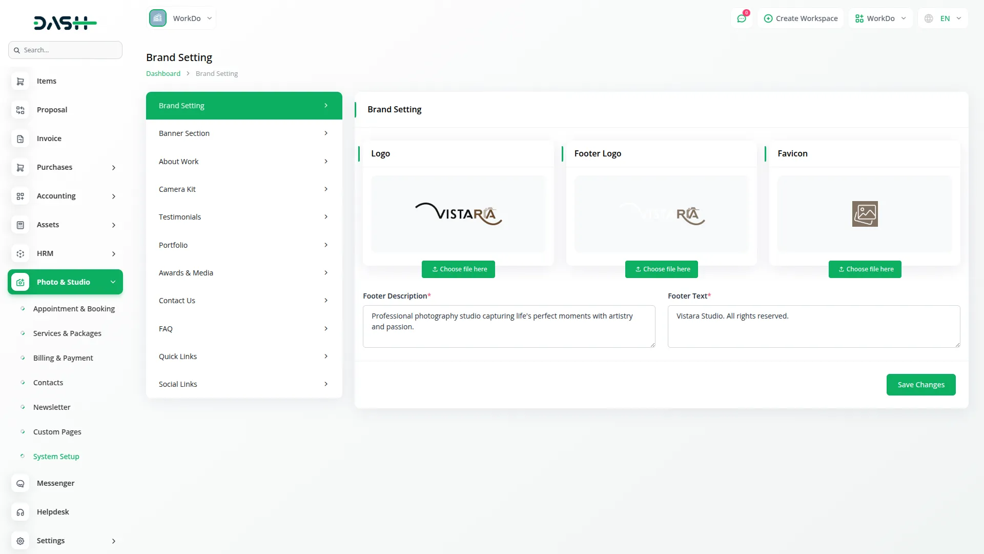 photo & studio management