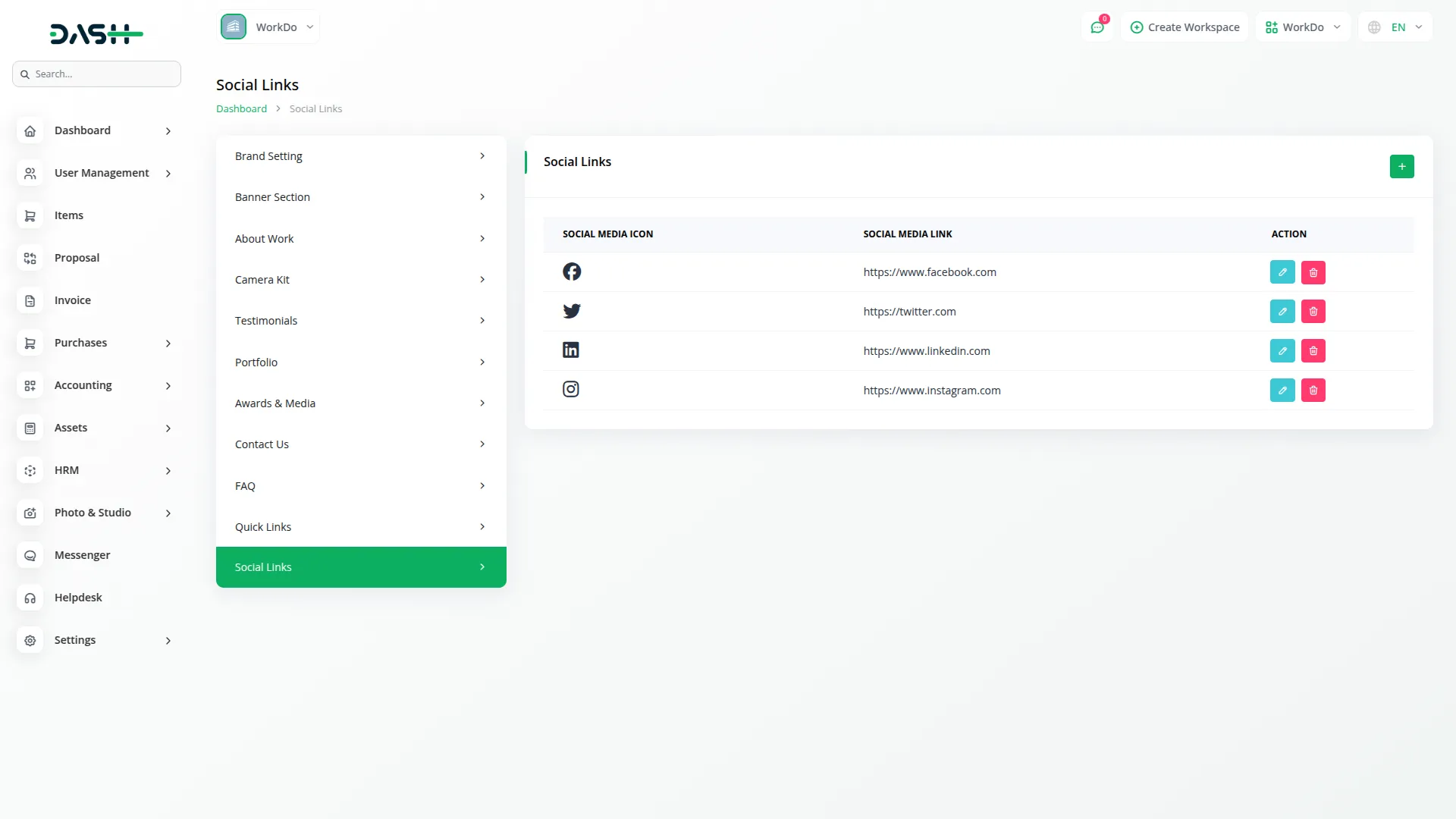 photo & studio management