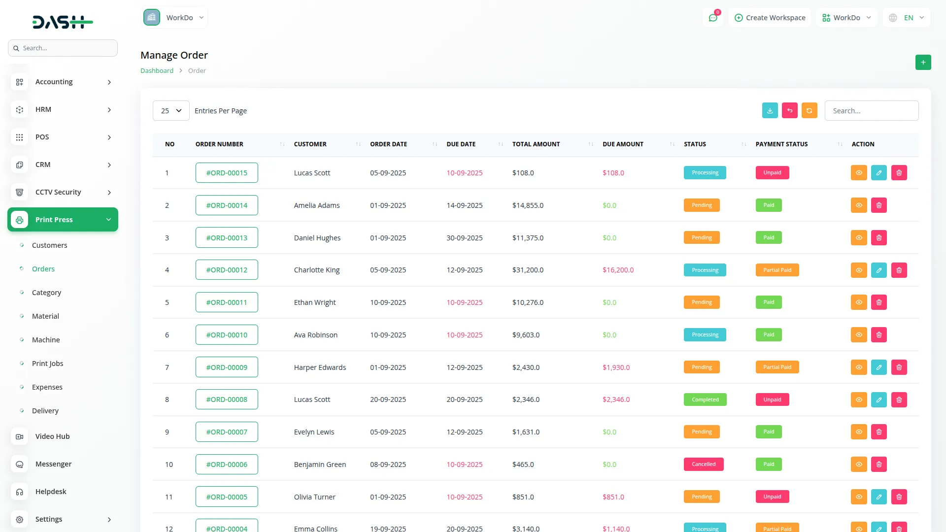 printpress management
