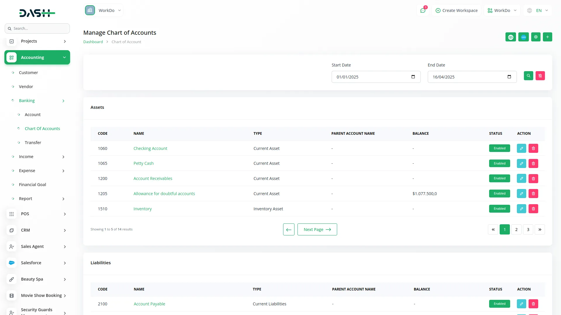 quickbooks dash saas