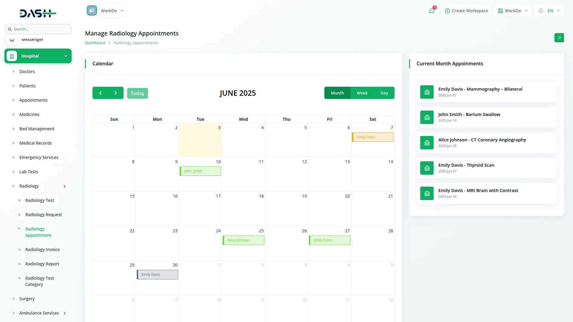 radiology management