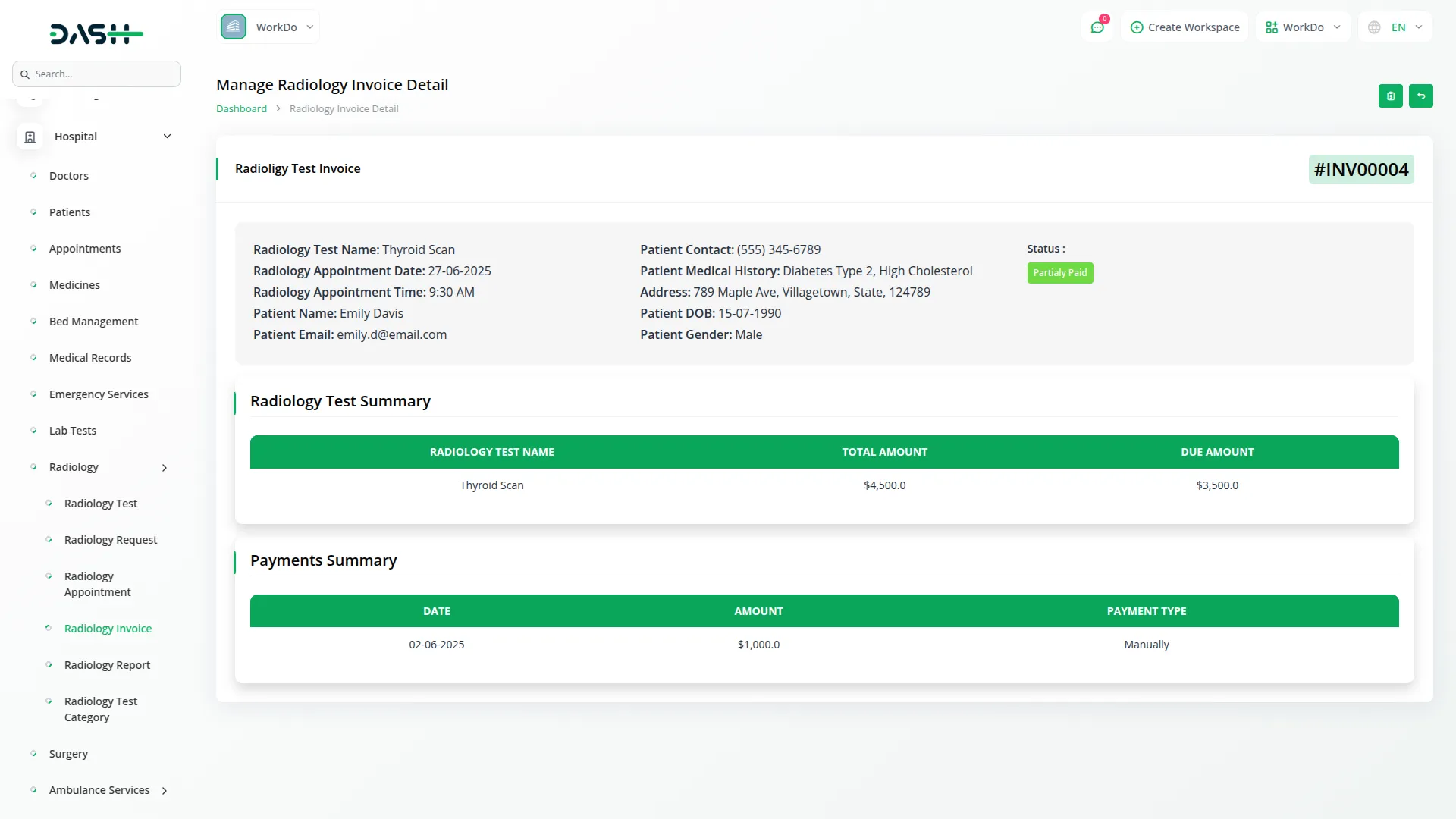 radiology management