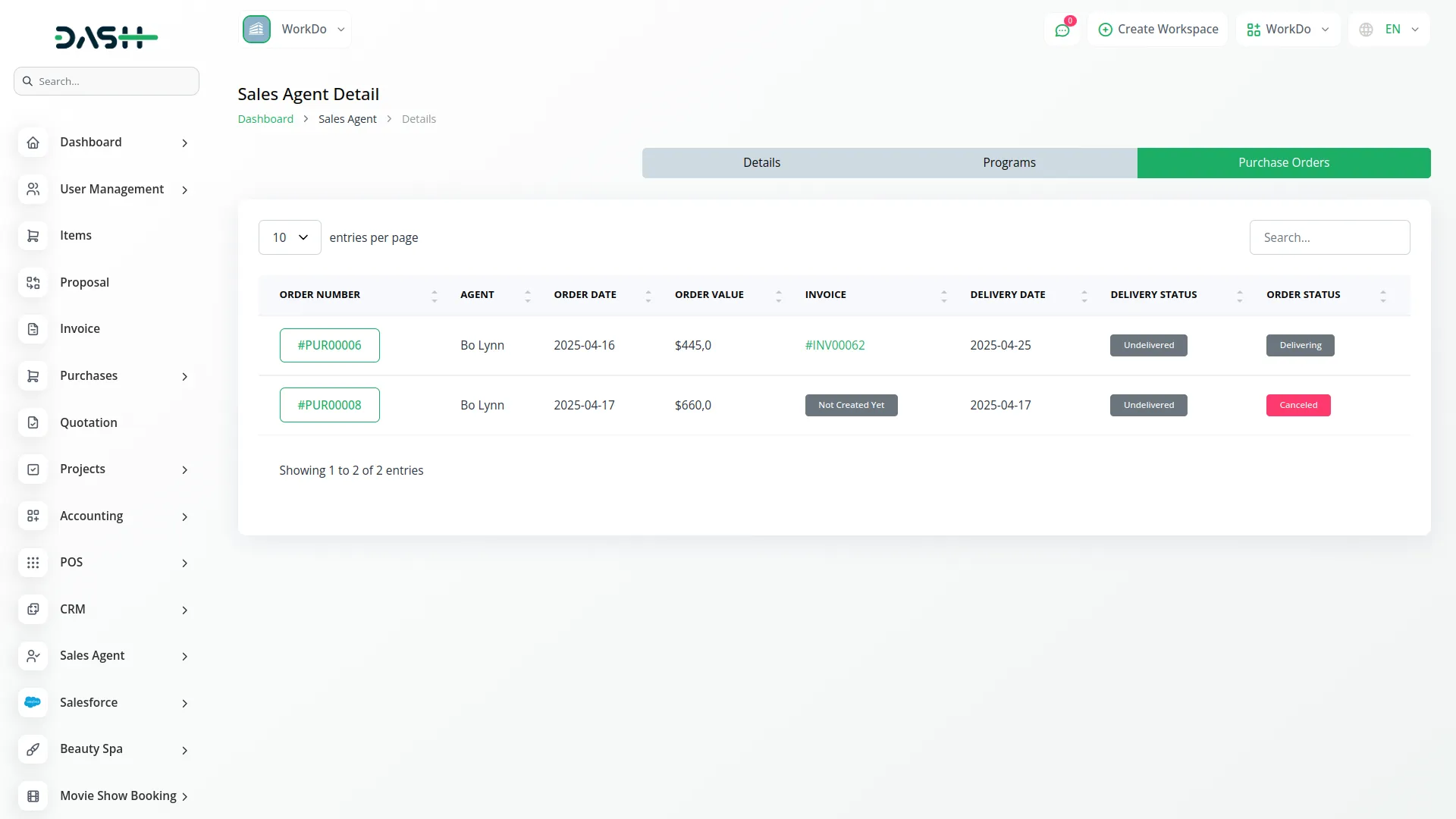 sales-agent dash saas