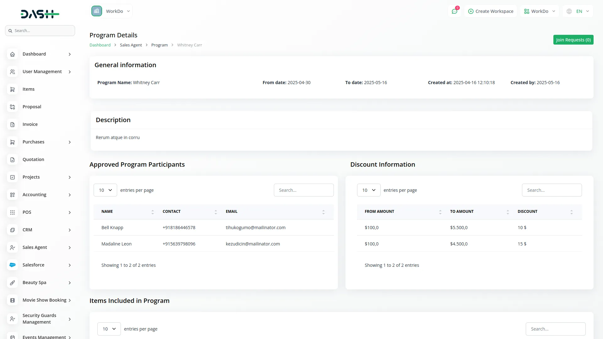 sales-agent dash saas