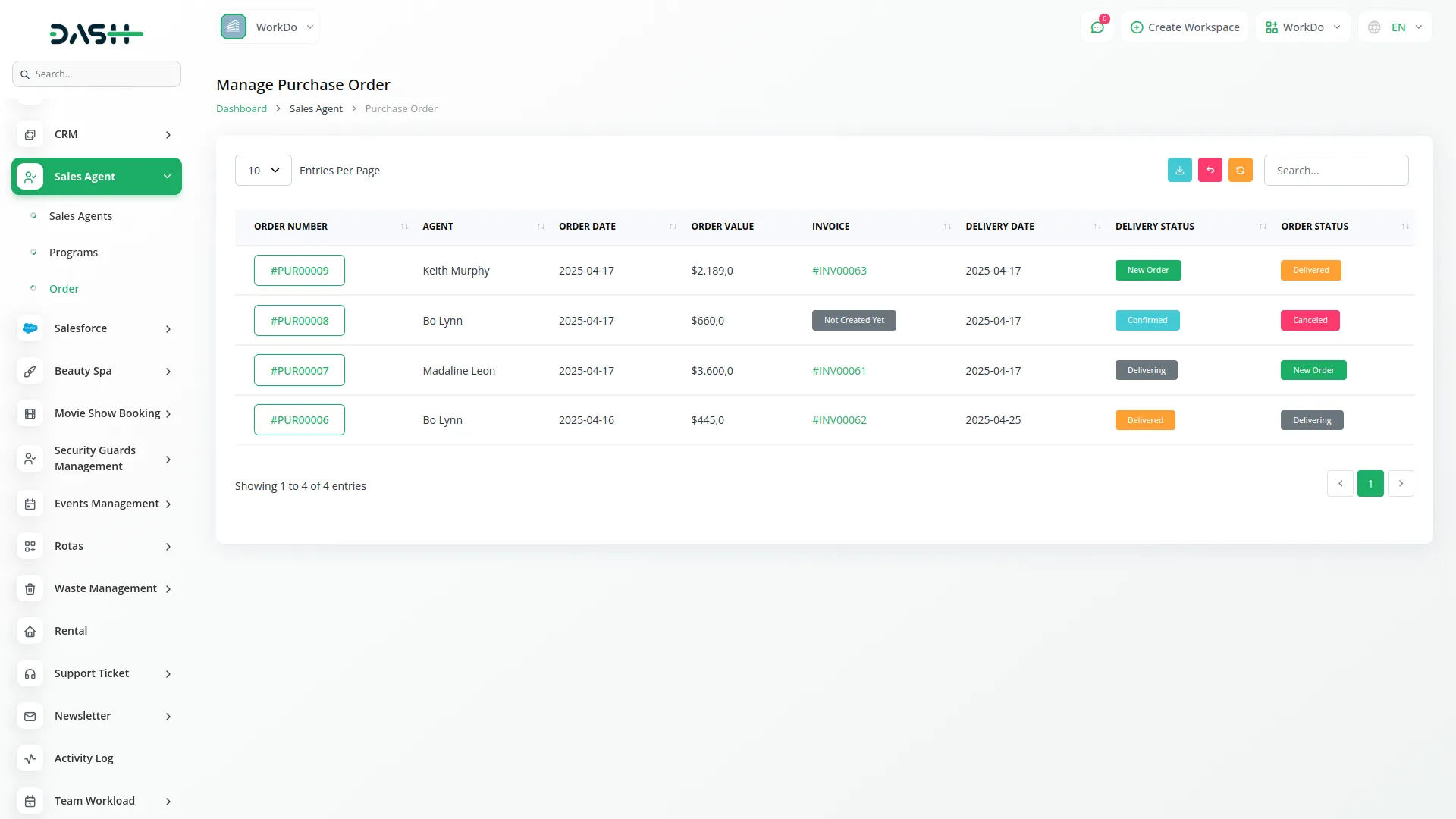 sales-agent dash saas