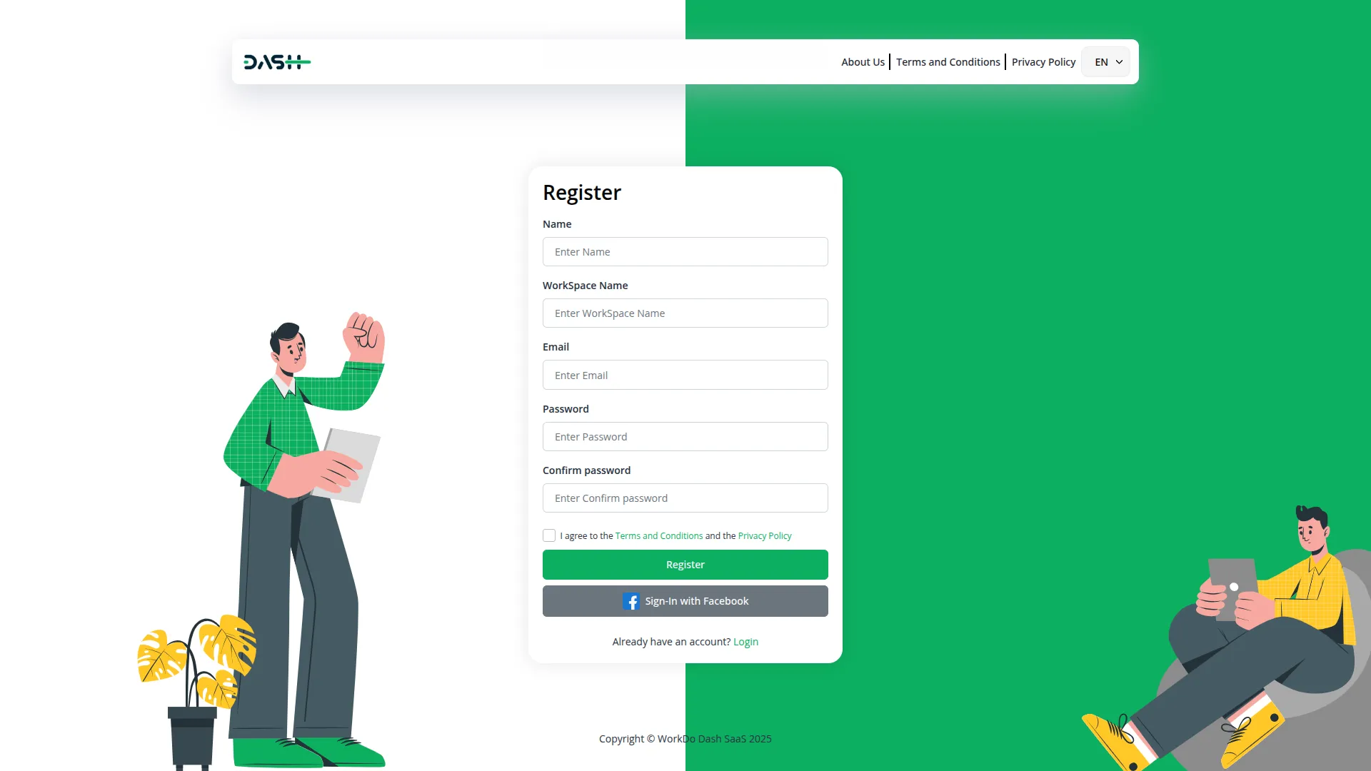 sign-in with facebook