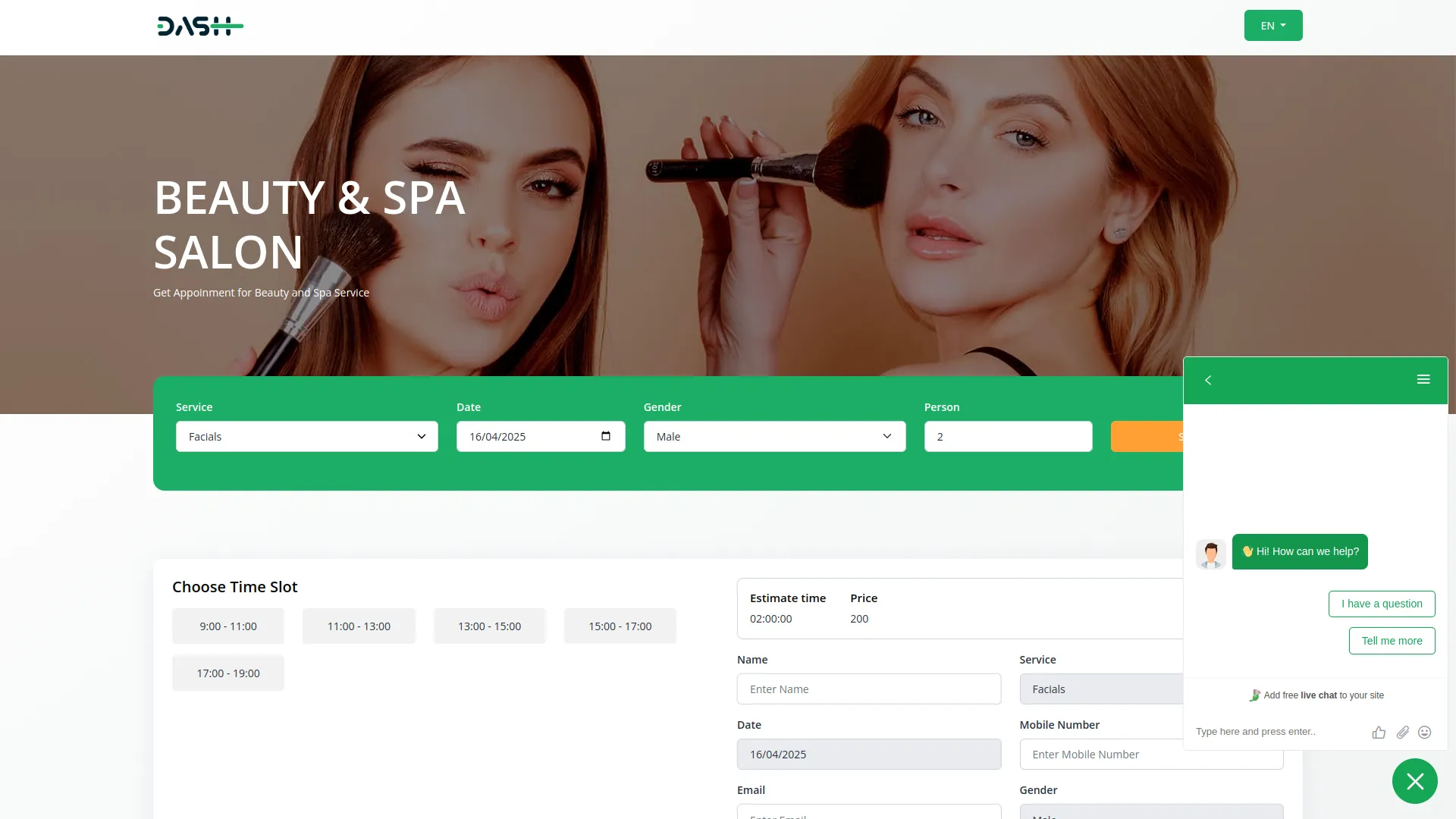 tawk-to-messenger dash saas