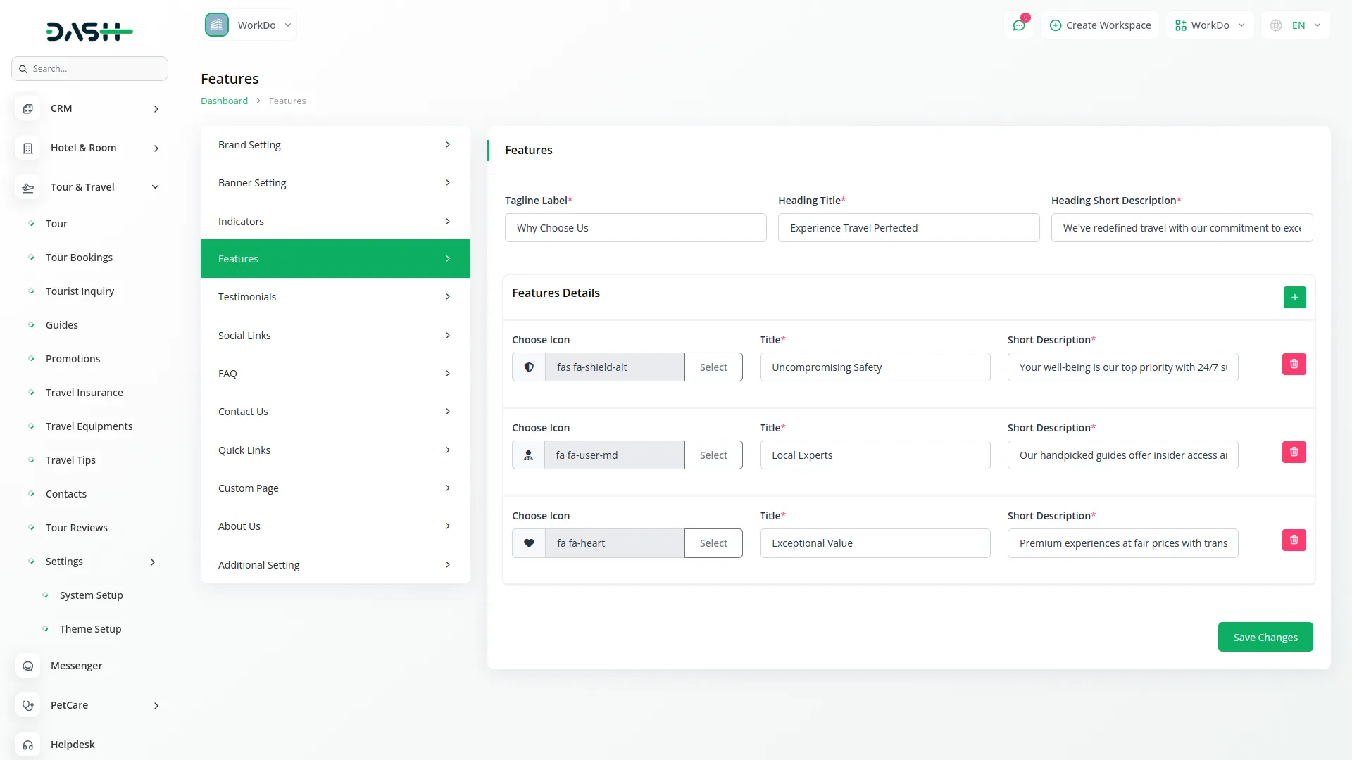 tour and travel management