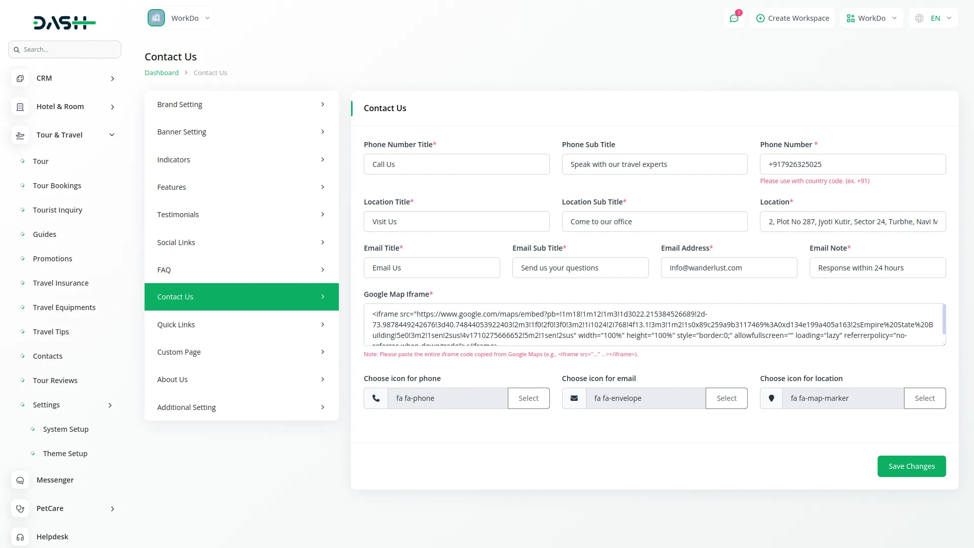 tour and travel management