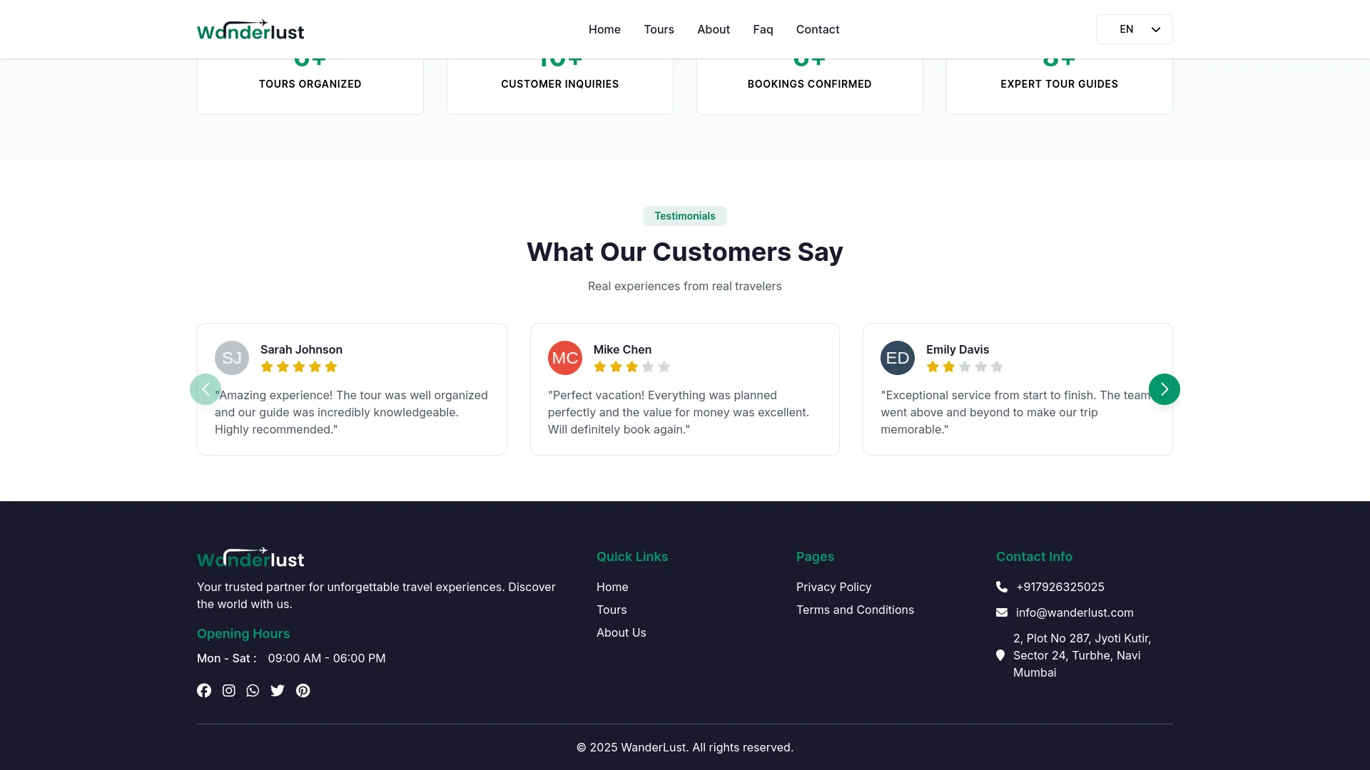 tour and travel management